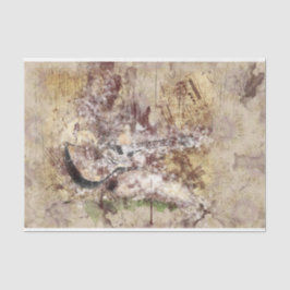 Art Collage Guitar Music 33-decoupage Tissuepapier