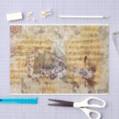 Art Collage Music 29-deklaagpapier Tissuepapier (Craft)