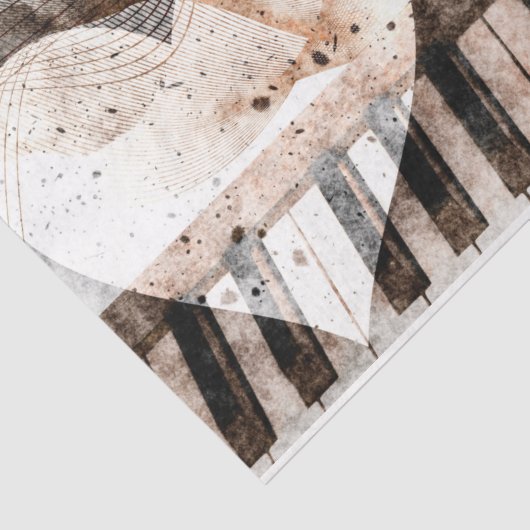 Art Collage Music Piano 30-decoupage Tissuepapier (Detail)