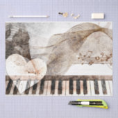 Art Collage Music Piano 30-decoupage Tissuepapier (Craft)