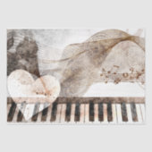 Art Collage Music Piano 30-decoupage Tissuepapier (Voorkant)