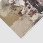 Art Collage Woman 36 ontkoppeling Tissuepapier (Detail)