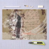 Art Collage Woman 36 ontkoppeling Tissuepapier (Craft)