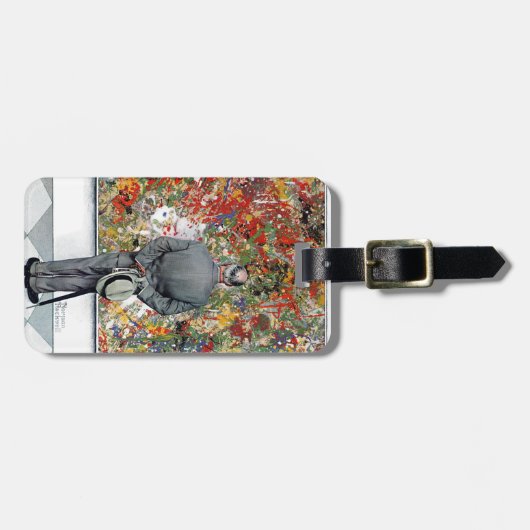 Art Connoisseur van Norman Rockwell Bagagelabel (Voorkant horizontaal)