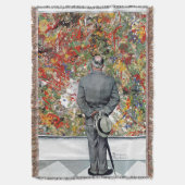 Art Connoisseur van Norman Rockwell Deken (Voorkant Verticaal)