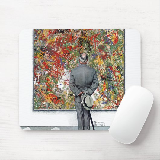 Art Connoisseur van Norman Rockwell Muismat (Met muis)