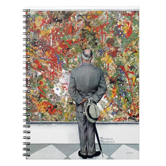 Art Connoisseur van Norman Rockwell Notitieboek (Voorkant)