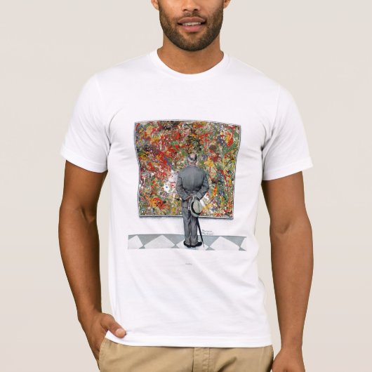 Art Connoisseur van Norman Rockwell T-shirt (Voorkant)