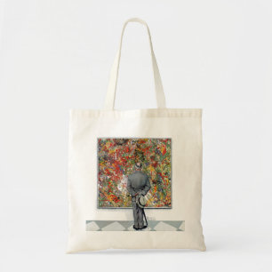 Art Connoisseur van Norman Rockwell Tote Bag