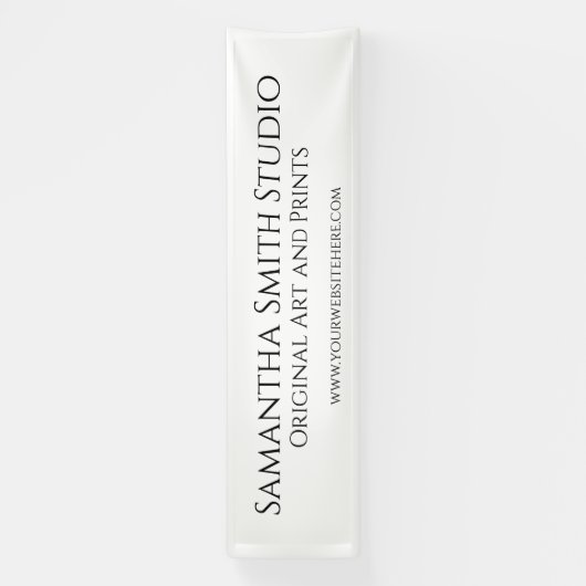 Art Craft Fair Tent Banner Custom Booth Valence (Verticaal)