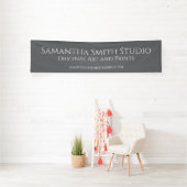 Art Craft Fair Tent Banner Custom Booth Valence (Insitu)