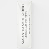 Art Craft Fair Tent Banner Custom Booth Valence (Verticaal)