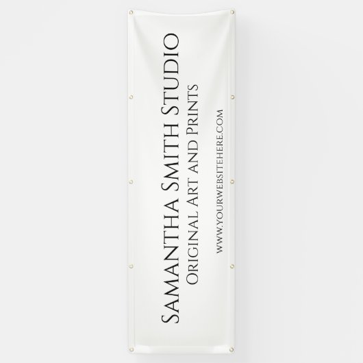 Art Craft Fair Tent Banner Custom Booth Valence (Verticaal)