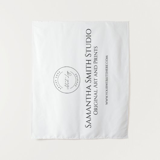 Art Craft Fair Tent Custom Business Booth Banner Wandkleed (Voorkant)