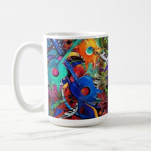 Art Crazy Guitars Music Mok (Links)