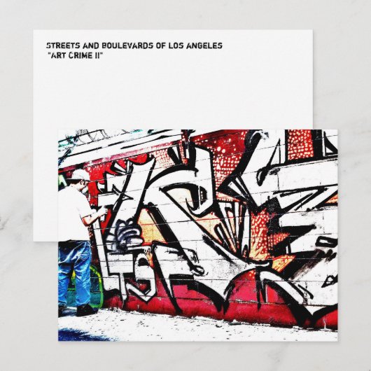 Art Crime II - Briefkaart (Voorkant / Achterkant)