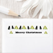 Art, Cute Cat Clipart, gepersonaliseerd Etiket (Insitu)