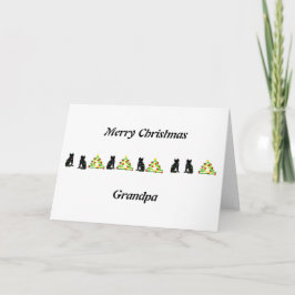 Art, Cute Cat Clipart, gepersonaliseerd Kaart