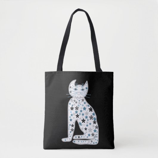 Art, Cute Cat Clipart Tote Bag (Voorkant)