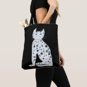 Art, Cute Cat Clipart Tote Bag (Dichtbij)