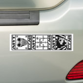 Art Czar - 3-weg Bumpersticker #1 (Op auto)