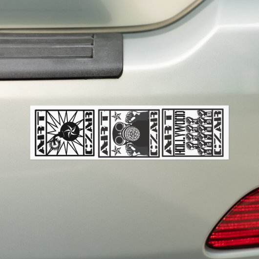 Art Czar - 3-weg Bumpersticker #2 (Op auto)