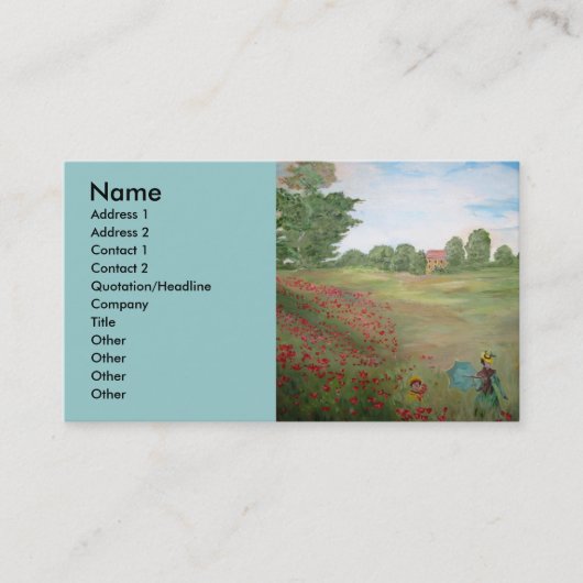 Art Dealer's Visitekaartje (Voorkant)