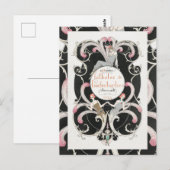  Art Deco 1920s George Barbier Illustratie Briefkaart (Voorkant / Achterkant)