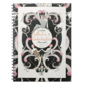  Art Deco 1920s George Barbier Illustratie Notitieboek (Voorkant)