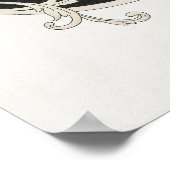 Art Deco 1920s George Barbier Illustratie Poster (Hoek)