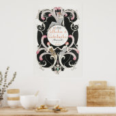 Art Deco 1920s George Barbier Illustratie Poster (Keuken)