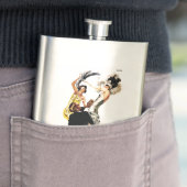 Art Deco 1920s Jazz Leeftijd Heupfles (Voorbeeld)