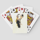 Art Deco 1920s Jazz Leeftijd Speelkaarten (Achterkant)