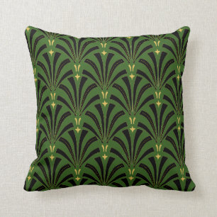 Art Deco 1920s: Patroongroen Kussen