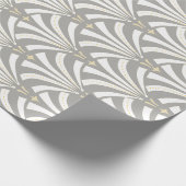 art Deco 1920s Roaring Twenties Fans Cadeaupapier (Hoek)