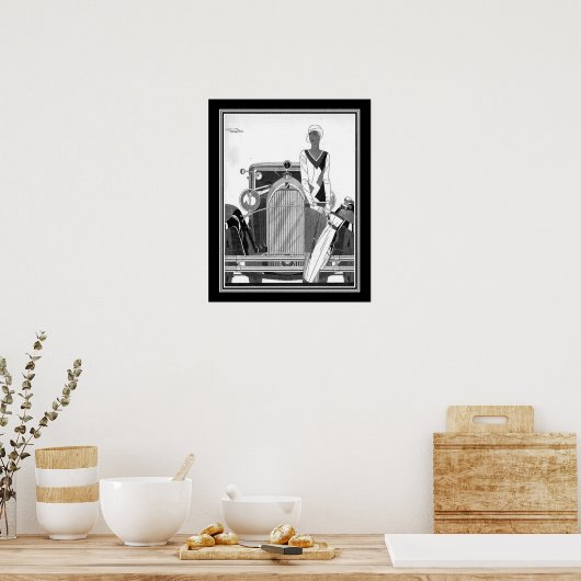 Art Deco 1920s Talbot AD Poster (Keuken)