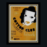 Art Deco 1934 Cotton Club Parade Poster<br><div class="desc">1934,  Art Deco,  muziekcover voor Ill Wind: Cotton Club Parade.</div>
