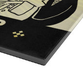 Art Deco 20s Retro Sunny Demeanor Inspirerend Snijplank (Hoek)