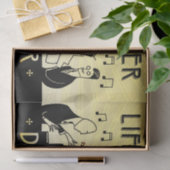 Art Deco 20s Retro Sunny Demeanor Inspirerend Tissuepapier (Geschenk)