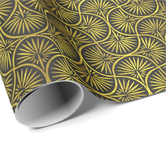 Art. Deco 2 Cadeaupapier (Rol Hoek)