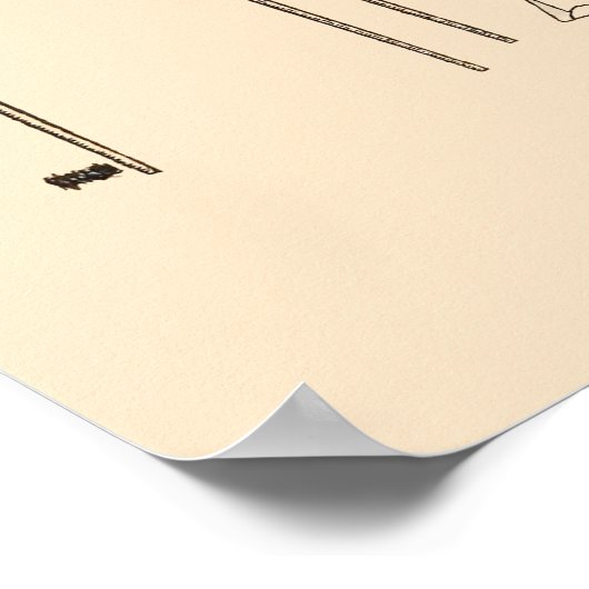 Art Deco 3 Paul Poiret-jurken van Paul Iribe Poster (Hoek)