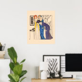Art Deco 3 Paul Poiret-jurken van Paul Iribe Poster (Thuiskantoor)