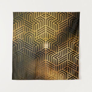 Art Deco 3D Illustratie, Advertentie Behang. Wandkleed
