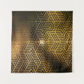 Art Deco 3D-illustratie, advertentiebureaubackgrou Wandkleed (Voorkant (horizontaal))