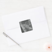 Art Deco | Aangepast De datum opslaan Foto Sticker (Envelop)