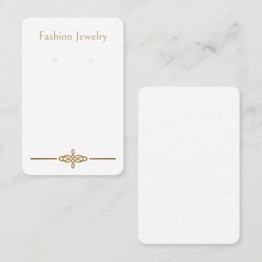 Art Deco Aangepaste "Golden"-Kaarten voor beeldsch Afsprakenkaartje (Voorkant / Achterkant)