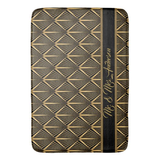 Art Deco aanpassen Badmat (Voorkant Verticaal)