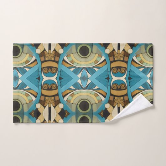 Art Deco Abstract Bad Handdoek (Handdoek)