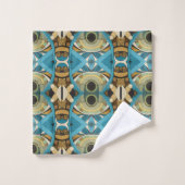 Art Deco Abstract Bad Handdoek (Wasdoekje)