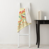 Art Deco abstract, driehoeken, piramidepatroon Sherpa Deken (In situ)